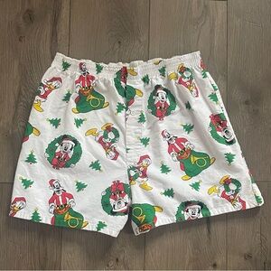 Vintage Mickey Unlimited Men’s XL Christmas Boxer Shorts